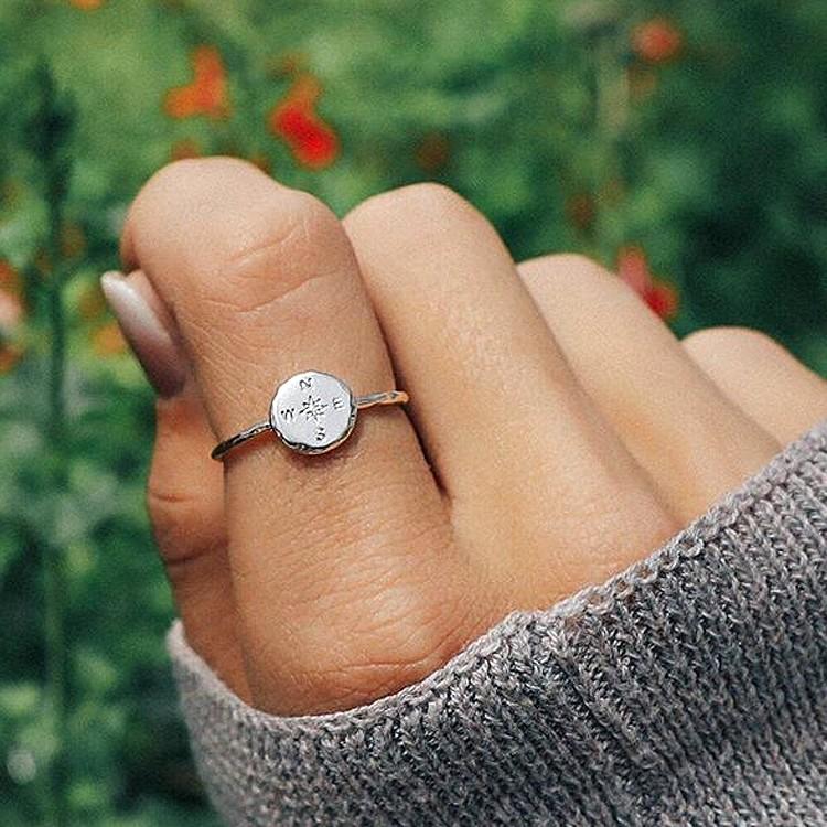 Pura Vida プラ ヴィダ リング Compass Ring ハコナカ 通販