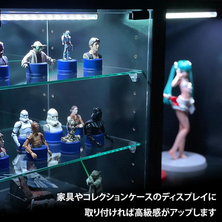 リモコン付 スティックライト LED 30cm RGBカラー Micro USB充電式