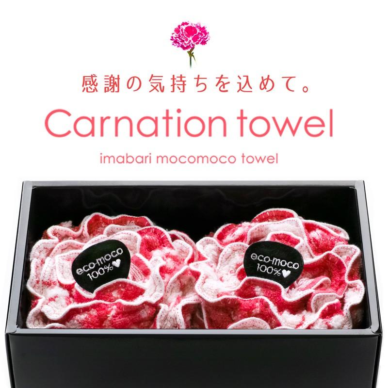 母の日 ギフト 遅れてごめんね 今治 カーネーションタオル プレゼント