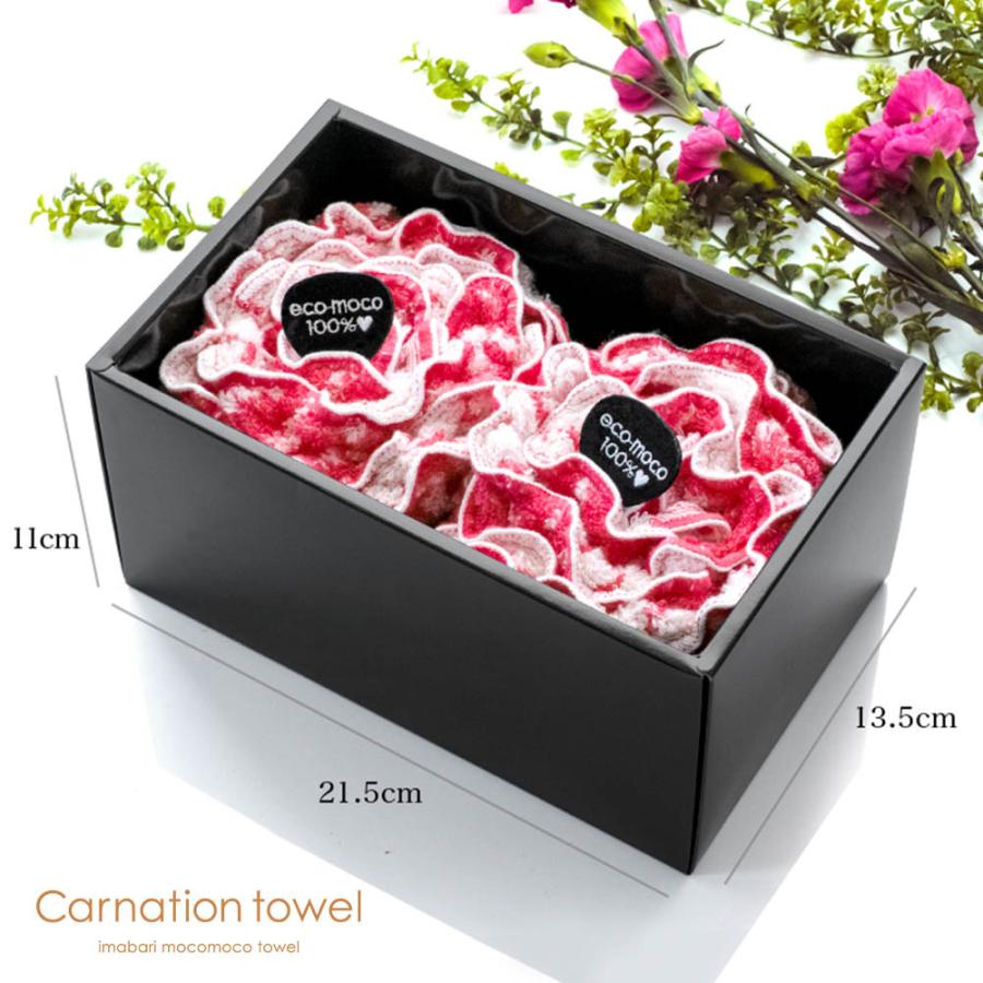 母の日 ギフト 遅れてごめんね 今治 カーネーションタオル プレゼント
