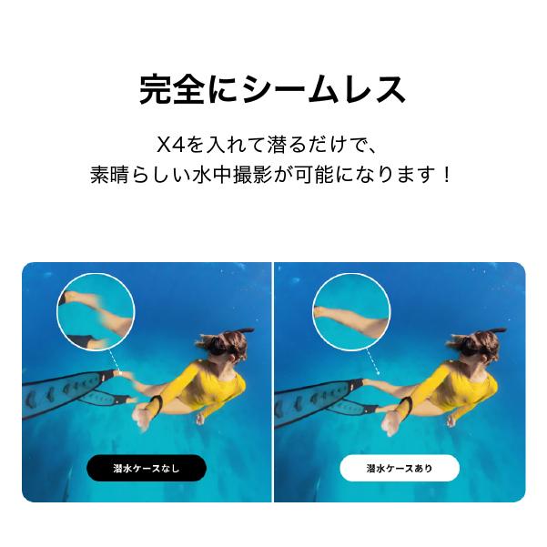 Insta360 Insta360 X4 見えない潜水ケース CINSBBMG : ハコスコ