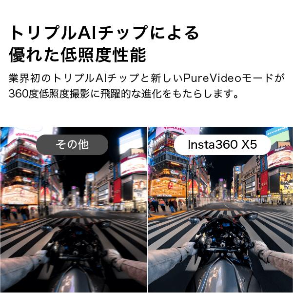 Insta360 Insta360 X5 プレミアムキット microSDカードなし : ハコスコ
