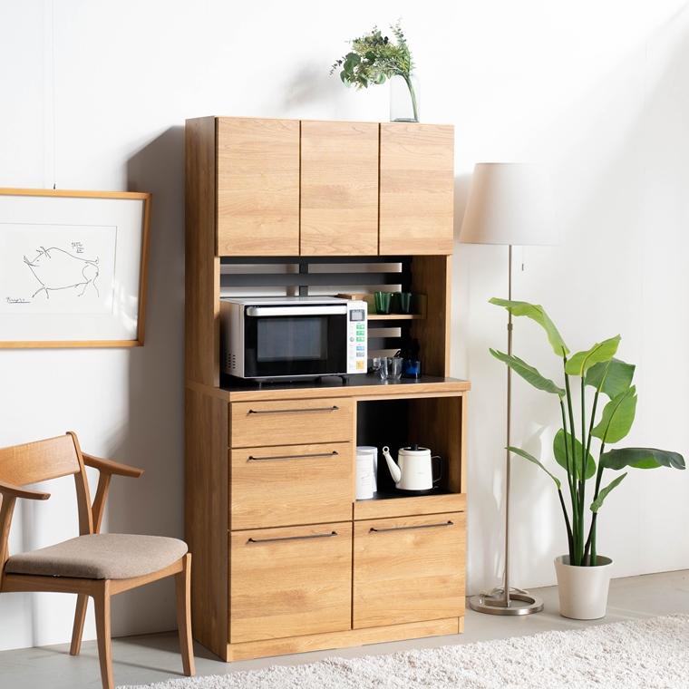 食器棚 キッチンボード レンジボード 台所収納 レンジ台 収納家具 日本
