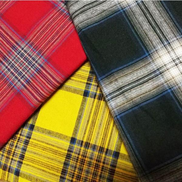 チェックパンツ レトロ ユニセックス 3カラー レッド イエロー