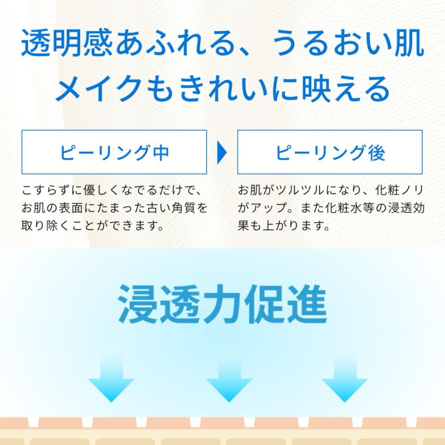 敏感肌 低刺激 ピーリング 毎日使える 毛穴の黒ずみ 角質除去 角質ケア 小鼻ケア ザラつき くすみ しわ たるみ ゴマージュ ニキビ予防 肌荒れ 乾燥肌 ジェル | 肌〇 | 10