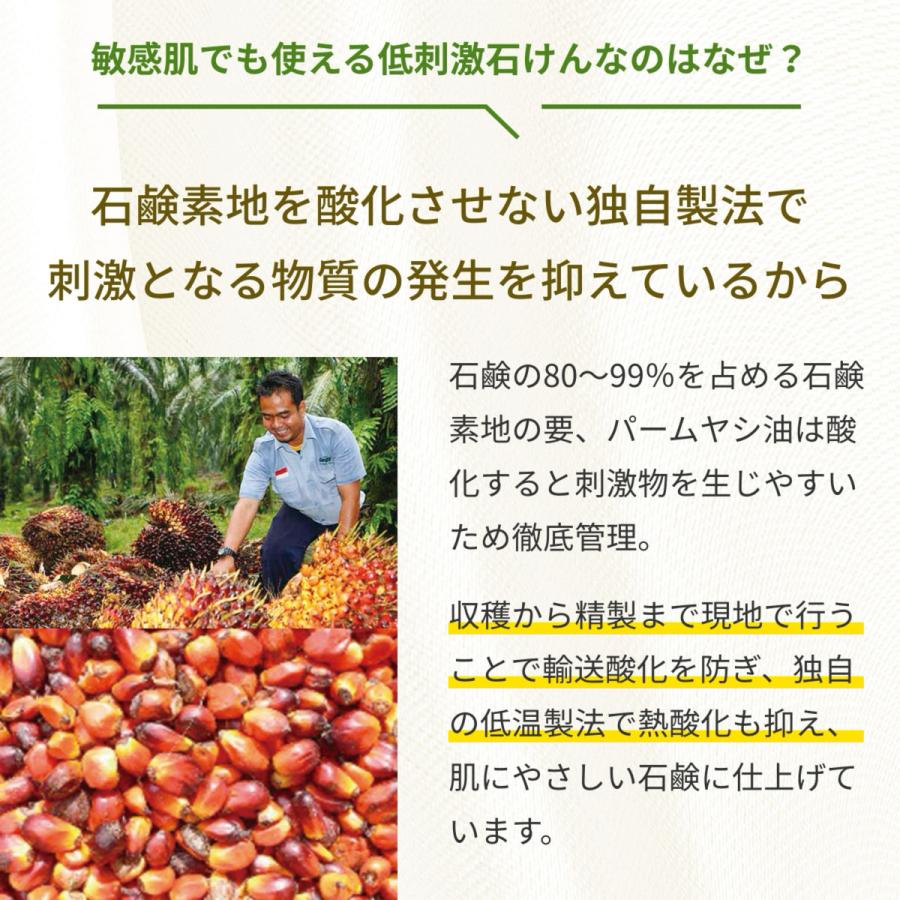 敏感肌 アトピー 低刺激 石鹸 固形 泡立てネット付 泡 弱アルカリ性 洗顔料 洗顔 顔 全身 高保湿 乾燥肌 | 肌〇 | 13
