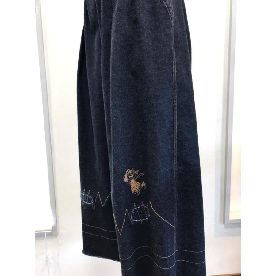 アルベロベロ ワイドデニムパンツ Lサイズ : 51848713l : ブティック 