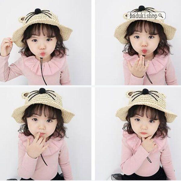 送料無料 キッズキャップ 子供帽子 赤ちゃん帽子 ベビー帽子 日よけ帽子 Uvカット 女の子 男の子 可愛い 日焼け対策 麦わら帽子 Etgezdd Haduki Shop 通販 Yahoo ショッピング