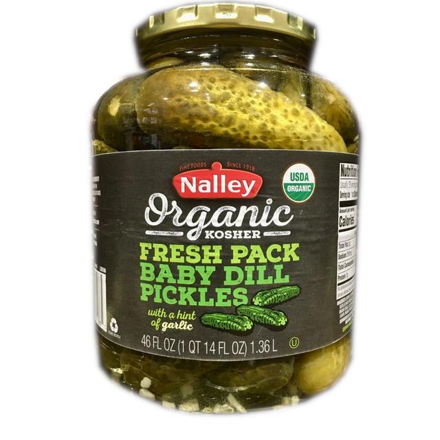 オーガニックピクルス ベビーピクルス NALLY BABY DILL ピクルス 1.36kg お得 コストコ カークランド bp100