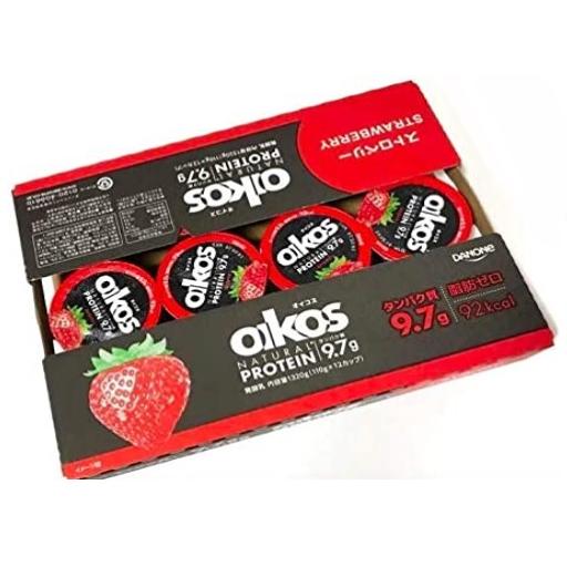 卓越 ダノン オイコス Oikos ギリシャヨーグルト ストロベリー 110gx12個入り コストコ カークランド 送料込