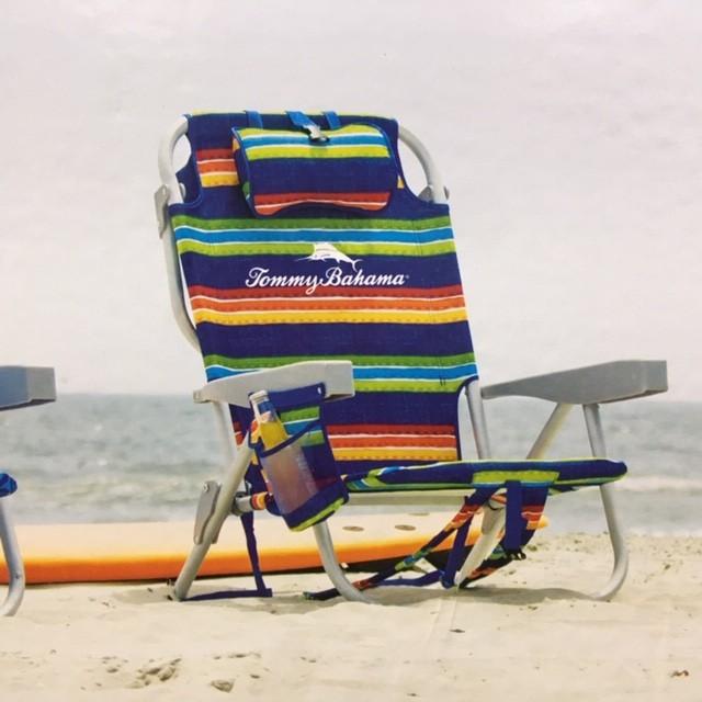 トミーバハマ　ビーチチェア　リクライニング5段階調製可能 携帯ホルダー付き TMMY BAHAMA BEACH CHAIR　キャンプア　アウトドアチェア 海｜hafaadaimall｜06