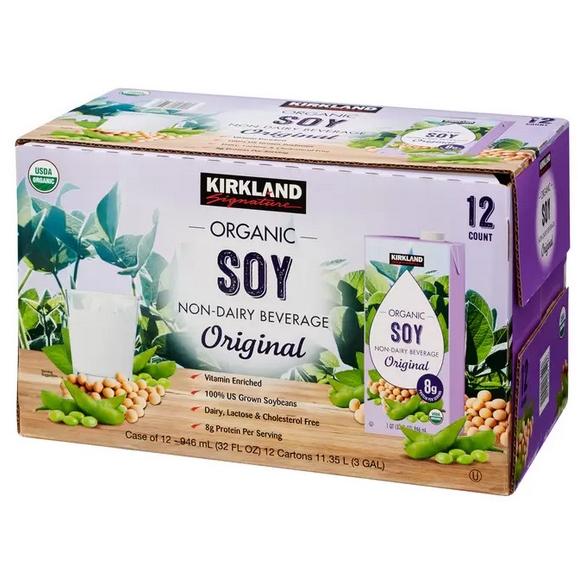 オーガニック 10 Off 豆乳 オリジナル プレーン カークランド 飲料コストコ 946ml 12パック