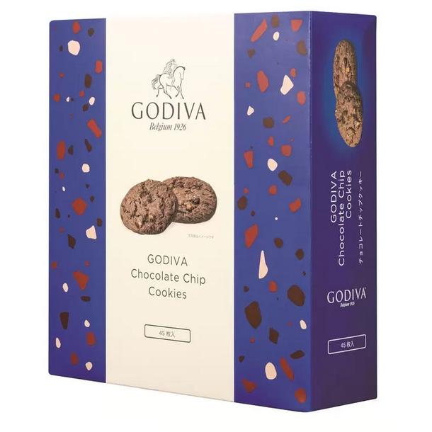 送料無料 ゴディバ チョコチップクッキー 45枚入り Godiva Chocolate Chip Cookies コストコ お菓子 プレゼント