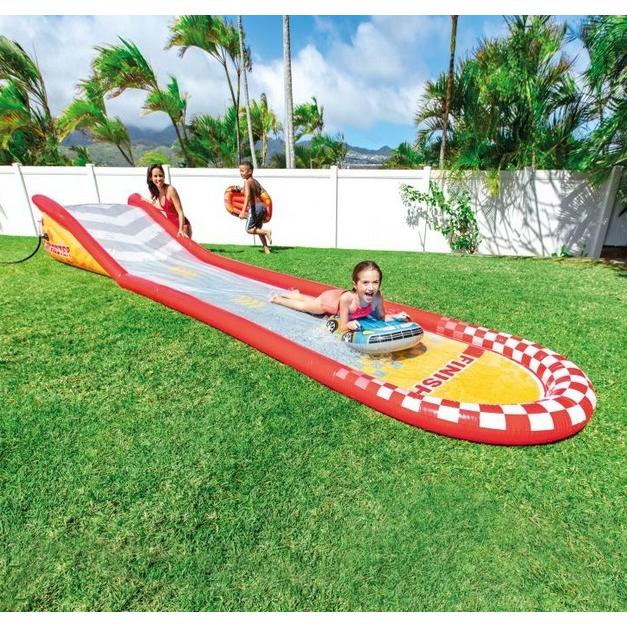 コストコ プール 滑り台 Intex インテックス レーシング ファン スライド 約 5 61m X 1 19m X 76cm スライダー 大型 Intex10 ハファダイモール 通販 Yahoo ショッピング