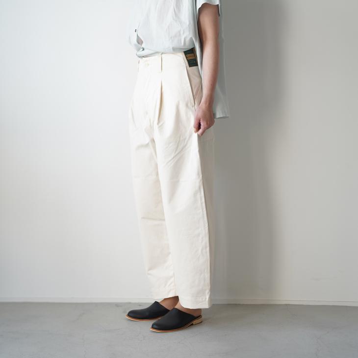 ASEEDONCLOUD | Handwerker wide trousers (off white) size XS S