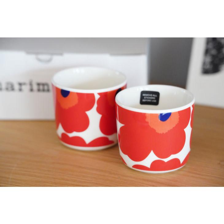 Marimekko (マリメッコ) | OIVA UNIKKO (red) マグ2個セット
