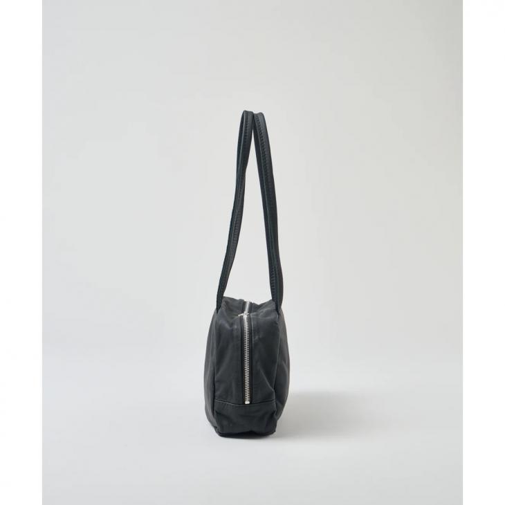 美品 REN レン スラウチーボックスバッグS やぎ革 ベアー ミニボストン 黒 REN | スラウチーボックスバッグS (black) / やぎ革・ベアー バッグ