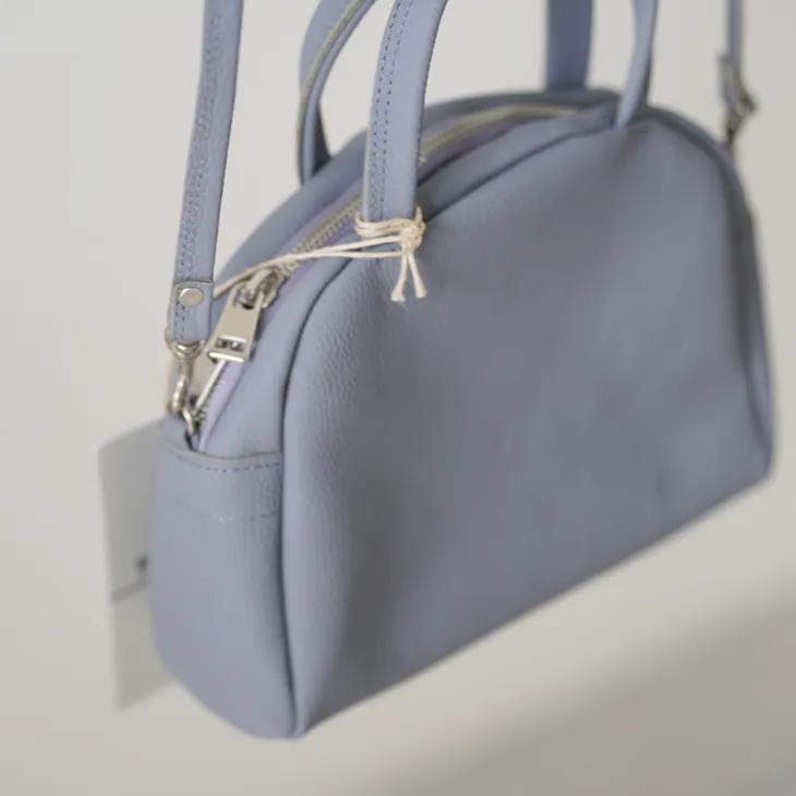 REN | マイクロボストン 2wayバッグ (powder blue) バッグ レン 牛革