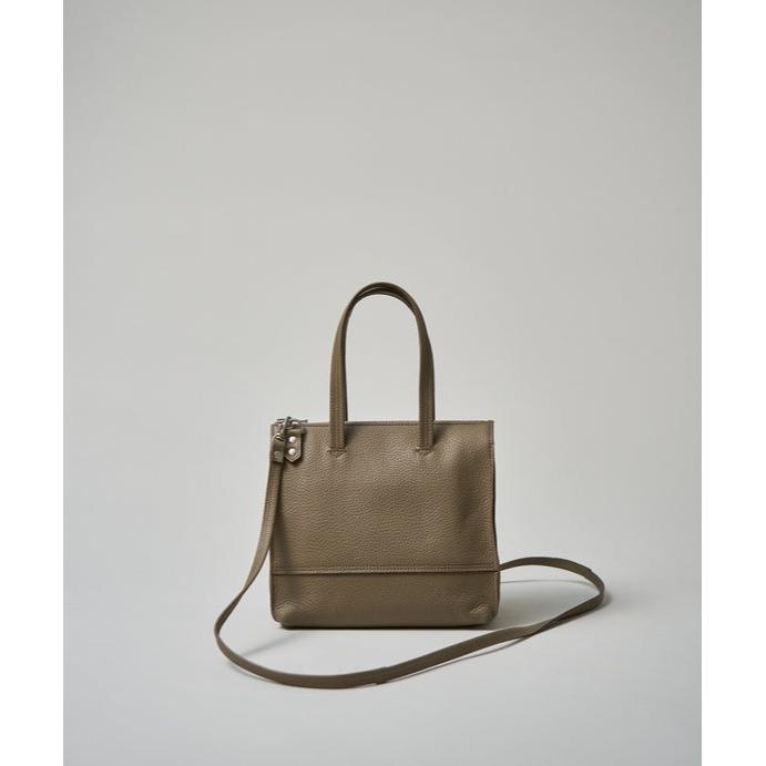 【SALE セール】REN | クルーズショッパー / 牛革・エン (black/almond gray) | バッグ レン 無地 シンプル_5