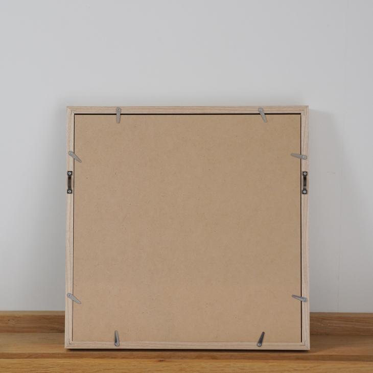 【50x50cm】SEO FRAME | ポスターフレーム アッシュ (ヌリナシ) 50x50cm (500x500mm) | 木製額縁 瀬尾製額所 正方形フレームの画像