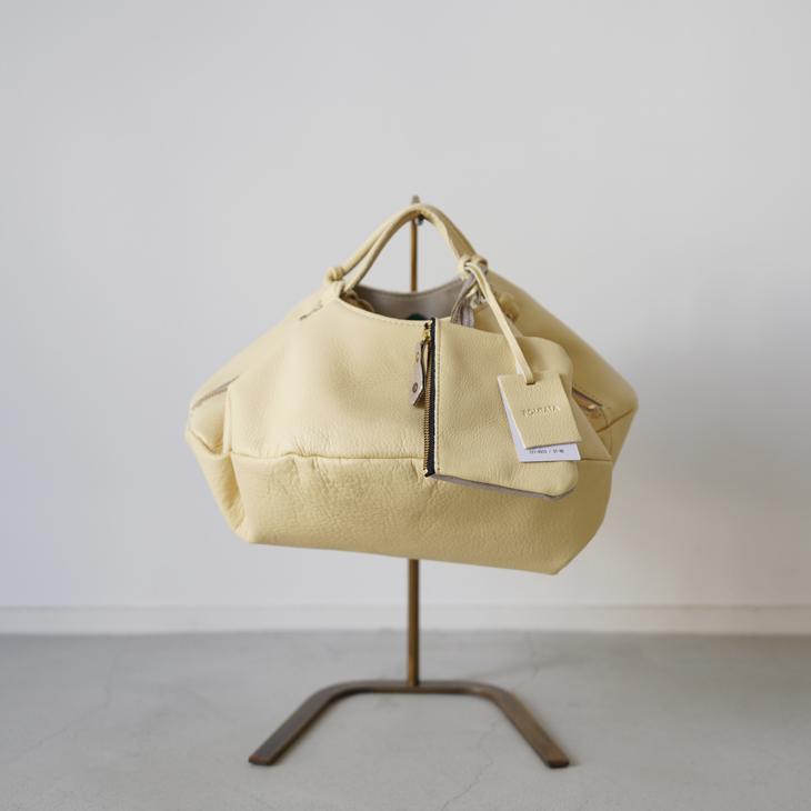 POMTATA (ポンタタ) | ENVAN TOTE S (straw beige) トートバッグ 国産  