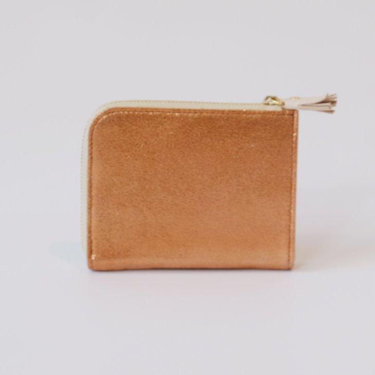 POMTATA (ポンタタ) | HAK L Zip Short Wallet (b.orange) | 財布