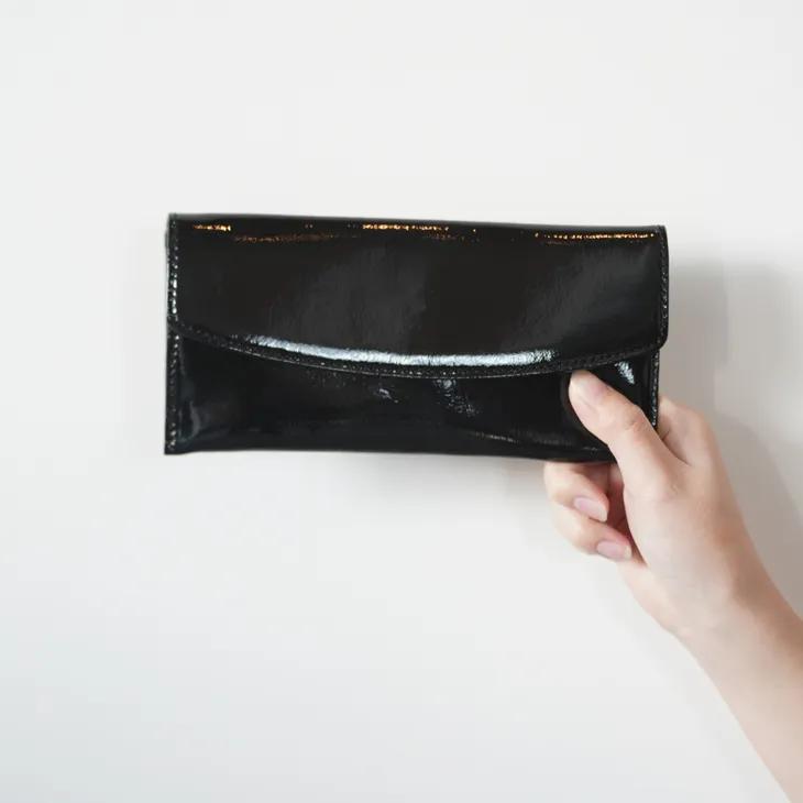 POMTATA MELロングウォレット 長財布 新品 POMTATA（ポンタタ） | MELLE WALLET (black) | 財布 ロングウォレット