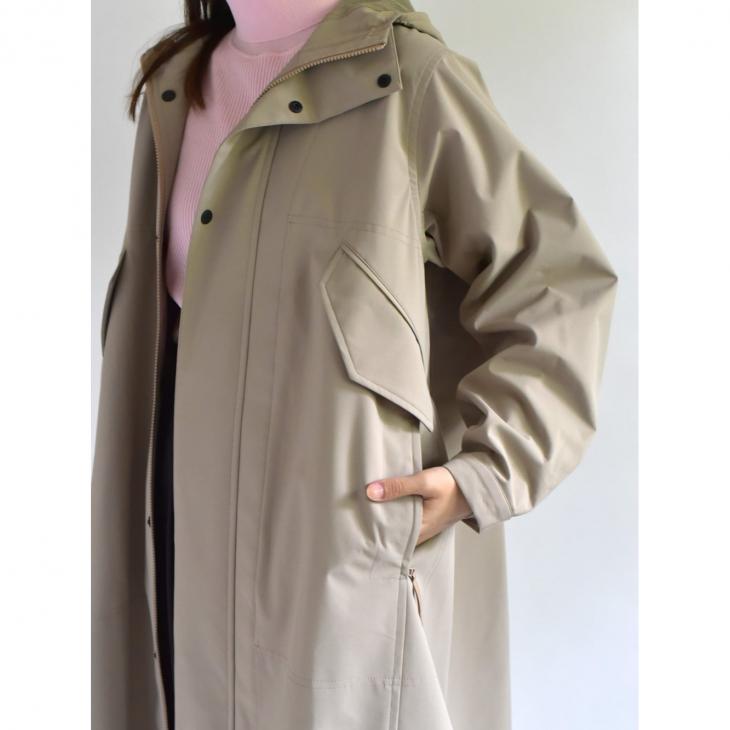 美品✨レリル lelill オールウェザーフードトレンチコート ベージュ 洗える fit=scale-down,w=1200