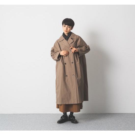 期間限定値下　CITEN ハーフコート　モカ　未使用 SALE セール】Cion(シオン) | コットンダブルコート (mocha