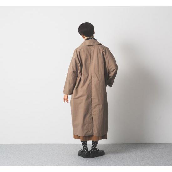 SALE セール】Cion(シオン) | コットンダブルコート (mocha) コート