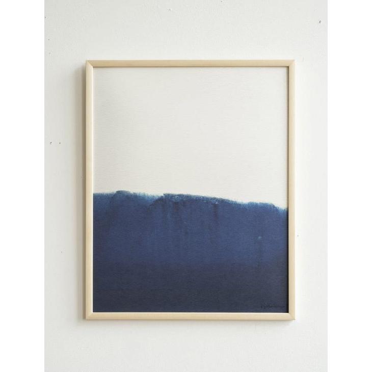 新作 油絵 原画 抽象画 現代アート モダンブルー ゴールド インテリア