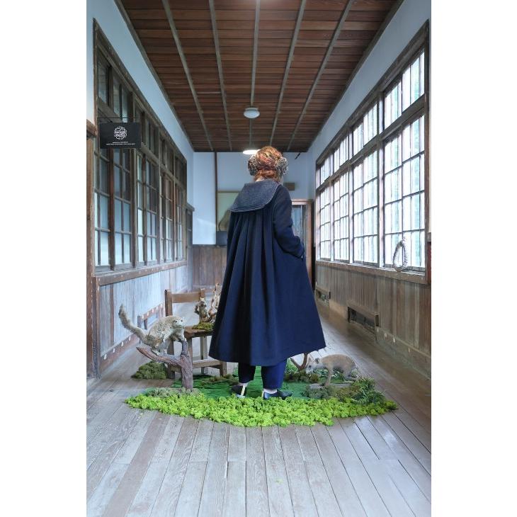 bedsidedrama | Big Tuck Sailor Coat (navy) アウター 防寒 ベッド 