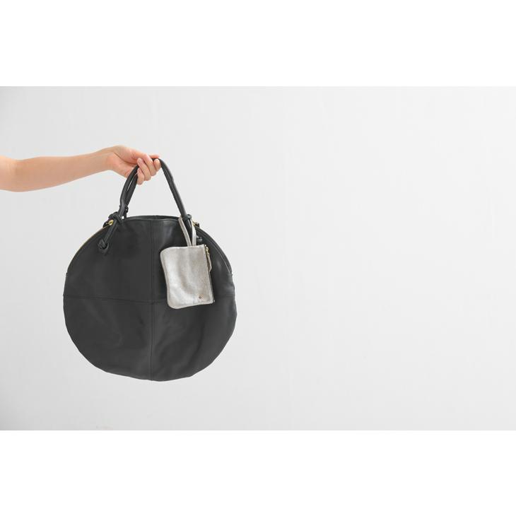 良品 POMTATA ポンタタ ENVAN 円盤 トート レザー バッグ 定番 POMTATA 