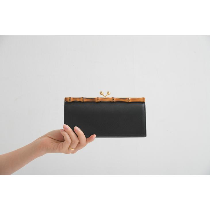 POMTATA (ポンタタ) | BAM ガマグチ ロング (black) 財布 長財布