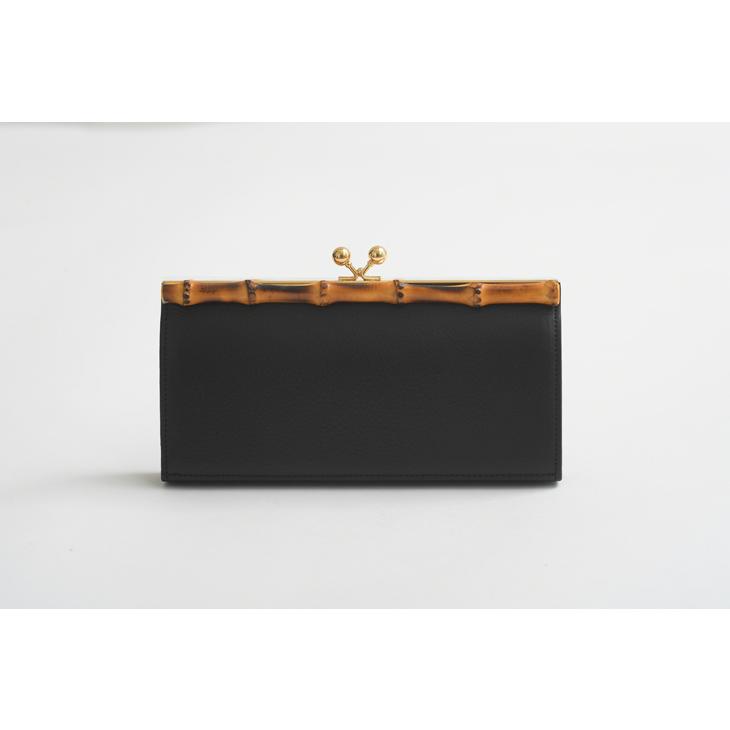 POMTATA (ポンタタ) | BAM ガマグチ ロング (black) 財布 長財布 