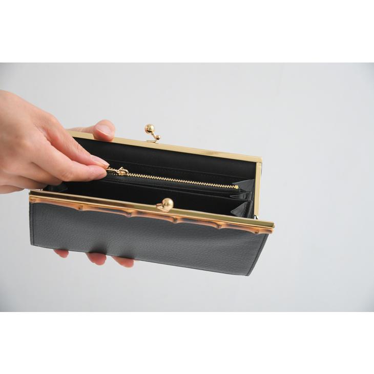 POMTATA (ポンタタ) | BAM ガマグチ ロング (black) 財布 長財布