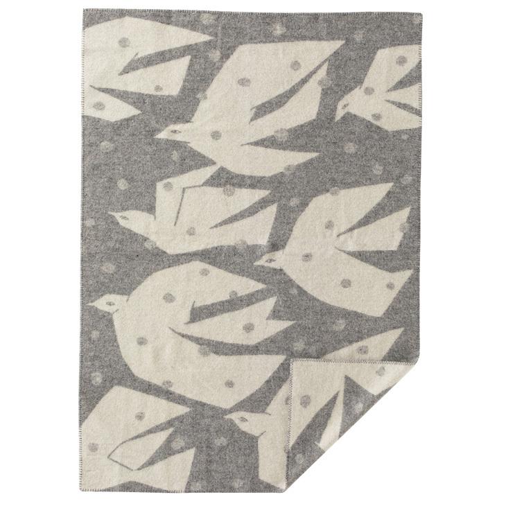 KLIPPAN (クリッパン) | TRIP (グレー) | ウール シングルブランケット