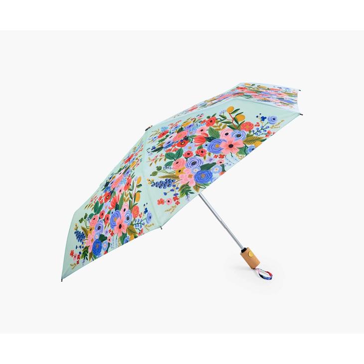 RIFLE PAPER CO. | アンブレラ・ガーデンパーティ (UMB004) | 折りたたみ傘   ライフルペーパー 雨用｜hafen
