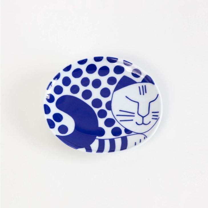 【新品】リサラーソン ごのねこ 豆皿 有田焼 5枚セット 小皿 北欧 和食器 LISA LARSON (リサ・ラーソン) | ごのねこ豆皿 (有田焼・みずたまねこ