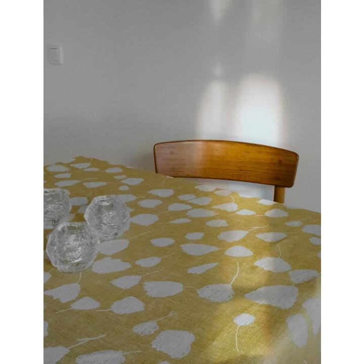 【SALE セール】FINE LITTLE DAY | BOUQUET TABLECLOTH - YELLOW (147x250cm) (48112-52) | テーブルクロス 北欧 リネン ナチュラルの画像