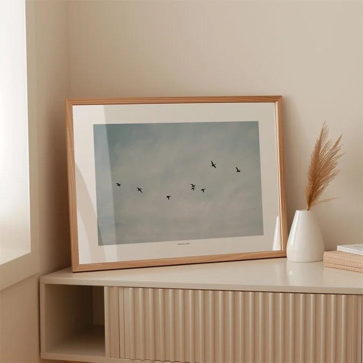 SIMPLISTIC LAYERS | FLYING DUCKS (APS33) | アートプリント/アートポスター (50x70cm) 北欧 フォトグラフィー_3