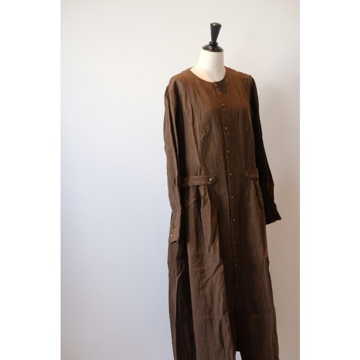 the last flower of afternoon | かげとひかりの belted wide dress 