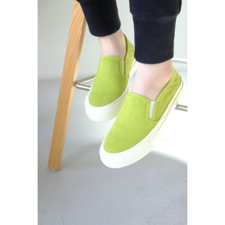 STANCLAN | ZUPPA (suede/lime) size 23.5cm スリッポン スニーカー 