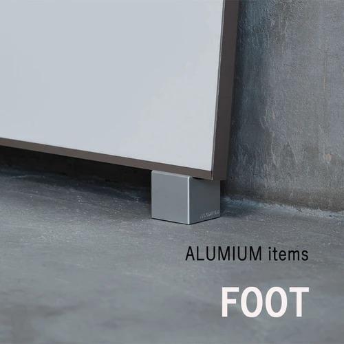 ALUMIUM FOOT フット (マットブラック) | アルミ製額置き ALUNA (アルナ) | ALUMIUM FOOT フット (マットブラック) アルミ製額