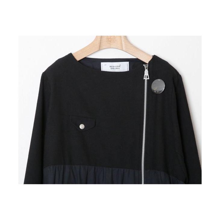 【BEDSIDEDRAMA】　ベッドサイドドラマ　コート bedsidedrama (ベッドサイドドラマ) | Riders shirts coat (black