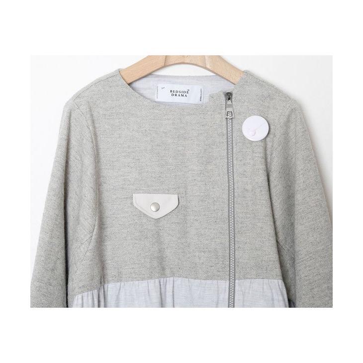 bedsidedrama (ベッドサイドドラマ) | Riders shirts coat (gray) size