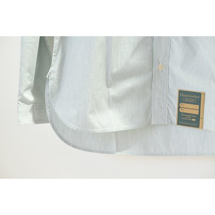 SALE セール】ASEEDONCLOUD | Handwerker HW collarless shirt (stripe 
