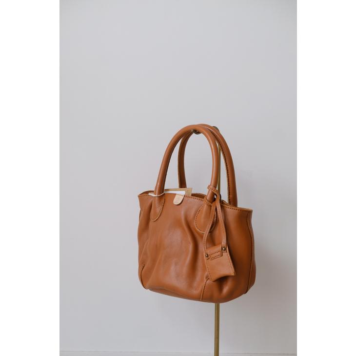 toleur (トーラ) | カウレザー巾着ミニトート (camel) バッグ 