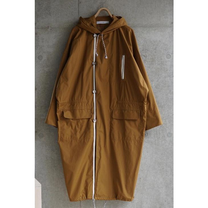 sneeuw (スニュウ) | リップストップモッズコート (brown) アウター 