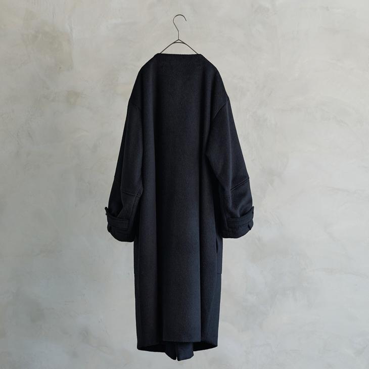 the last flower of afternoon | 冬夜の思ひ no collar wide coat